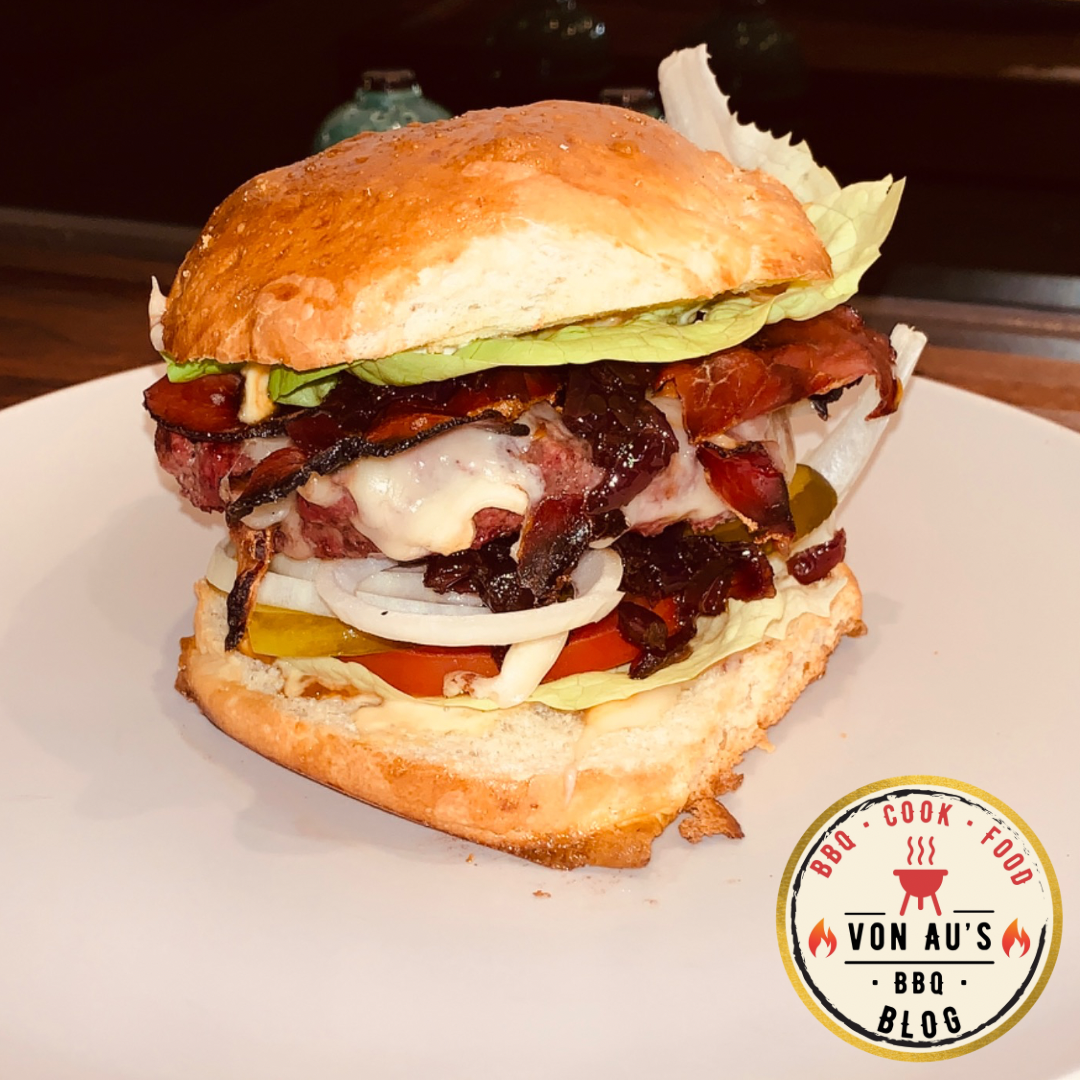 Burger vom Big Green Egg