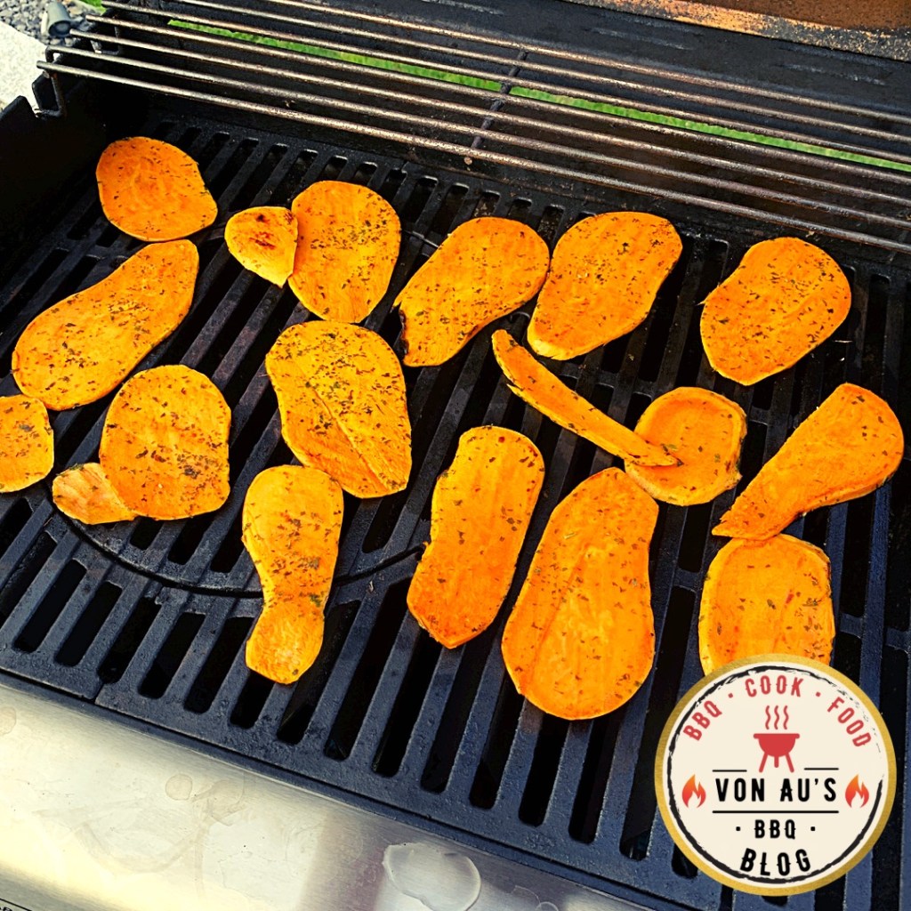 Gegrillte Süßkartoffeln