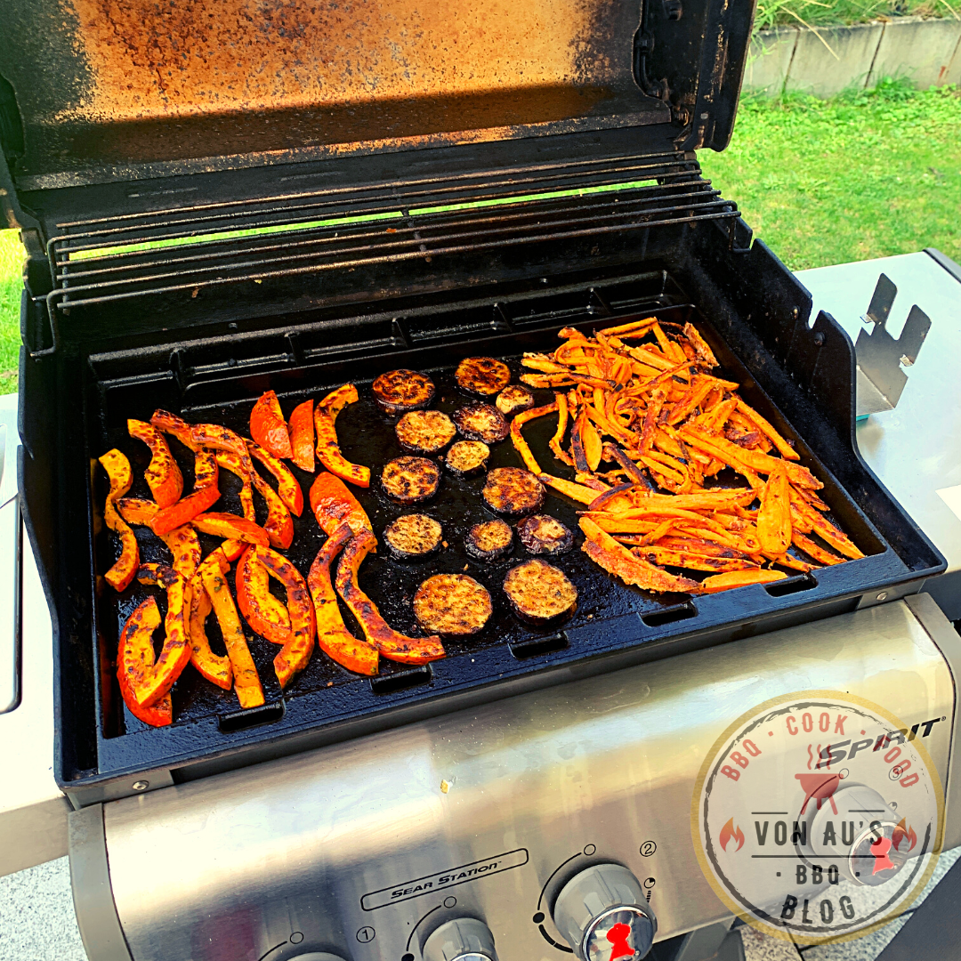 Mediterraner Kürbis vom Grill