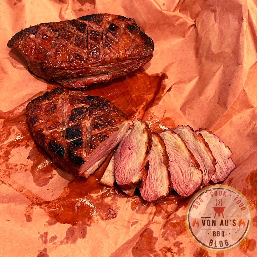 Gegrillte Entenbrust