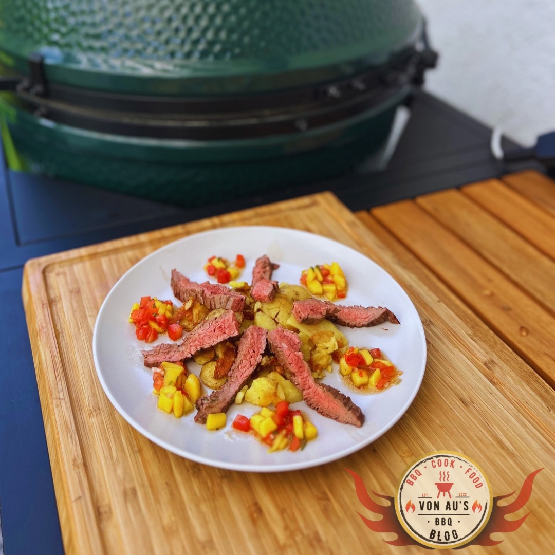 Bavette de Boeuf vom Big Green Egg