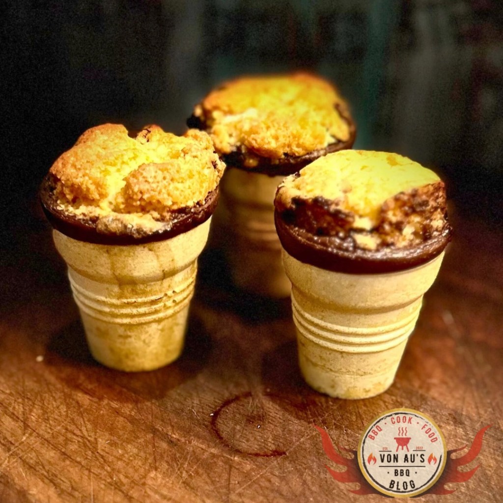 Muffins im Waffelbecher