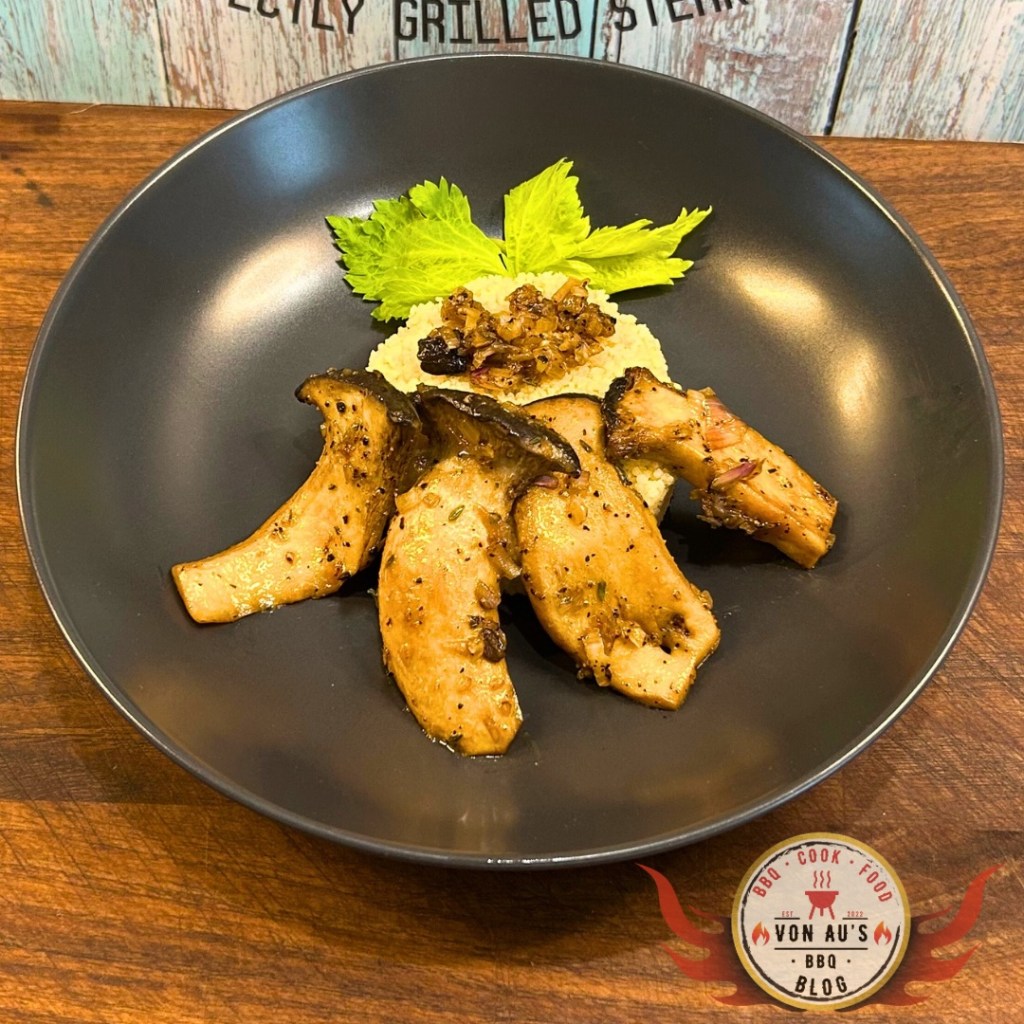 Kräuterseitlinge Black Garlic | Couscous&nbsp;Kokos