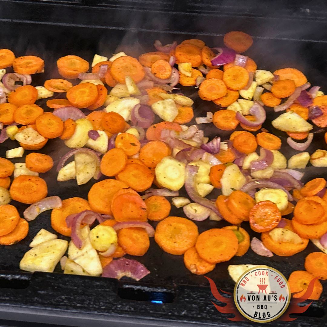 Karamelisiertes Grill-Gemüse