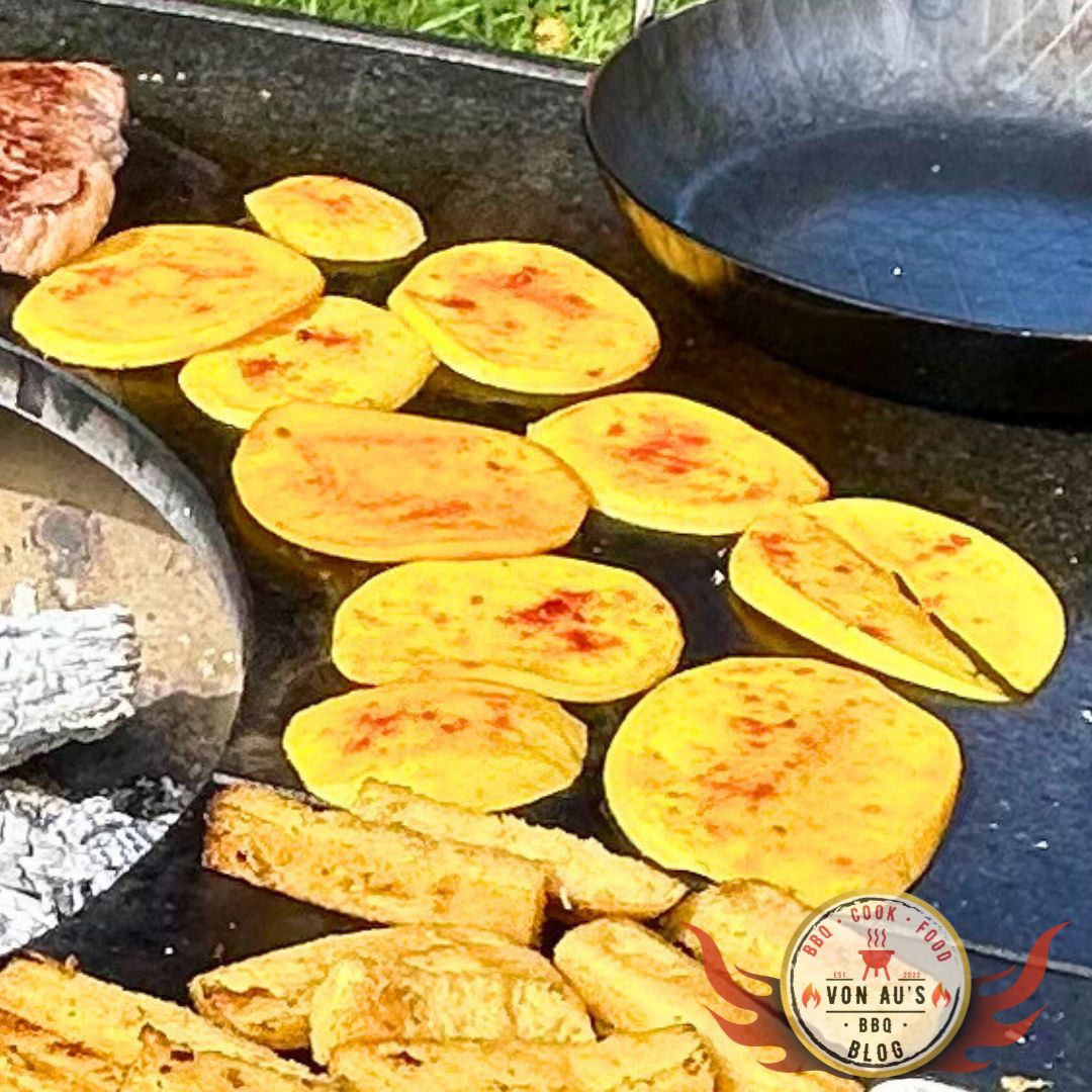 Gegrillte Mango mit Spicy Rub-Limetten-Glasur